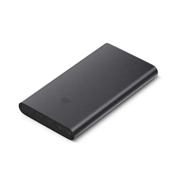 10000mAh Xiaomi Mi Power Bank 2i External Battery Bank 18W Quick Charge Powerbank 10000 PLM09ZM with Dual USB Output for Phone