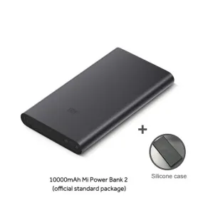 10000mAh Xiaomi Mi Power Bank 2i External Battery Bank 18W Quick Charge Powerbank 10000 PLM09ZM with Dual USB Output for Phone