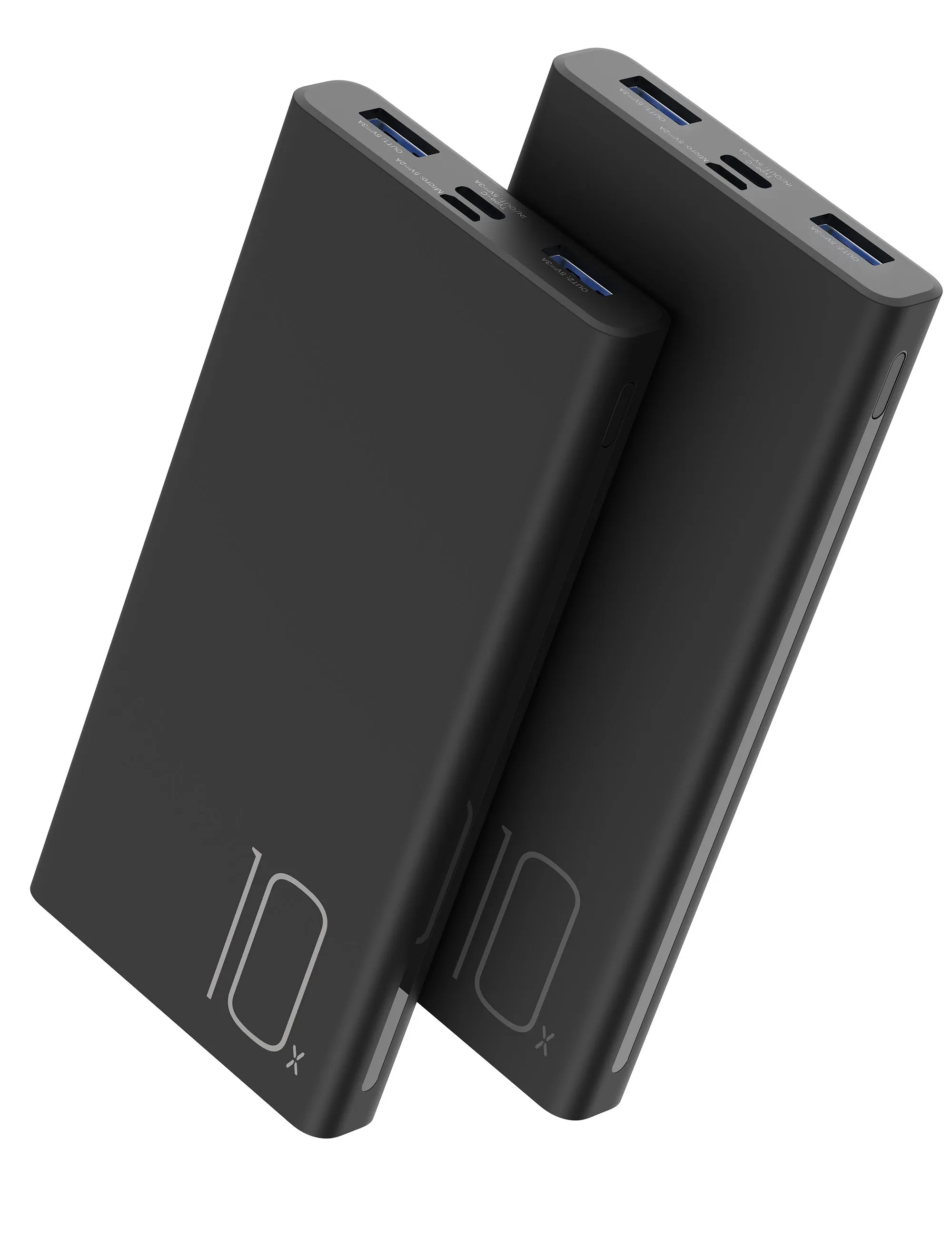 2 Pack 10000mAh 15W Power Bank