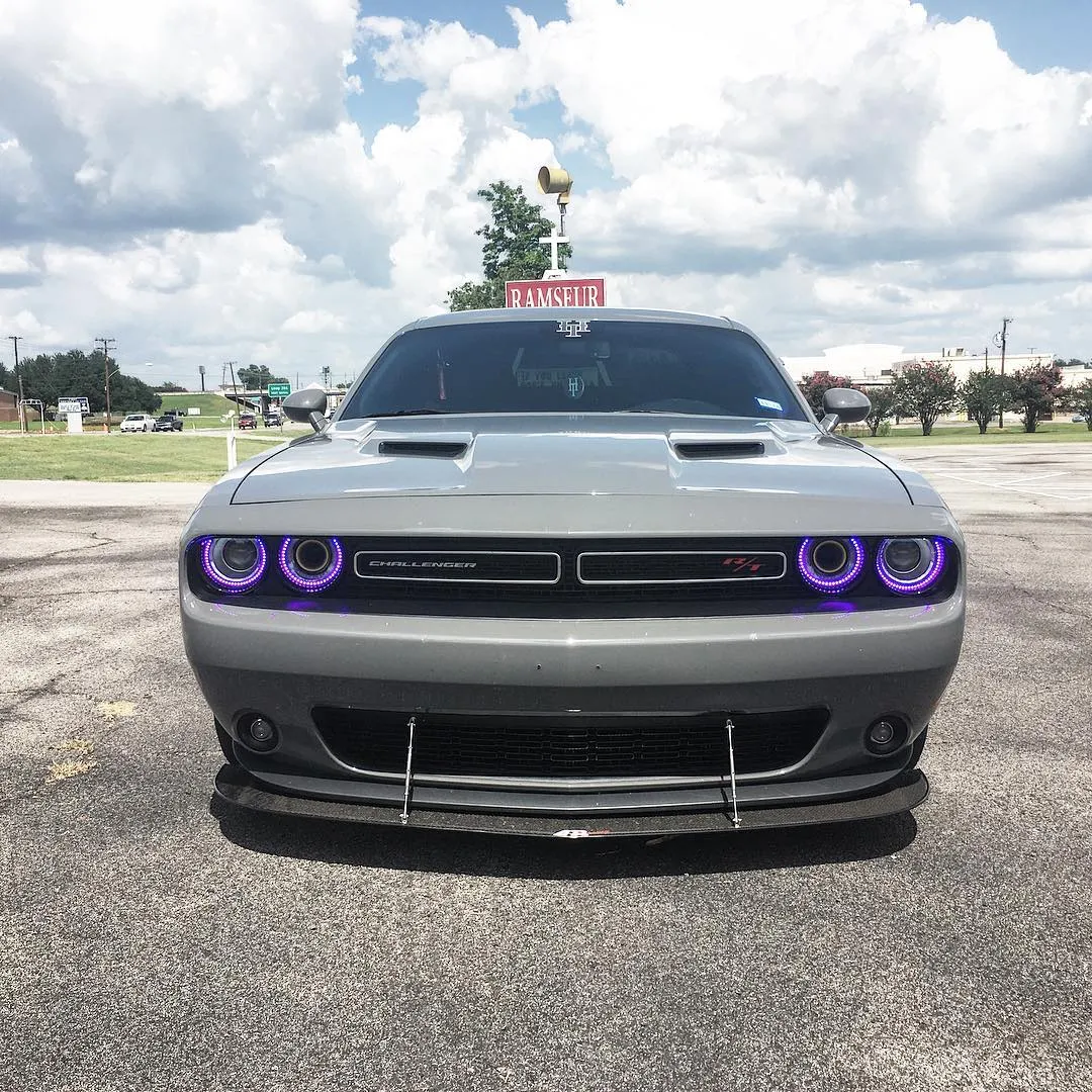 2015–23 Dodge Challenger Halo Lights — Standard Mount