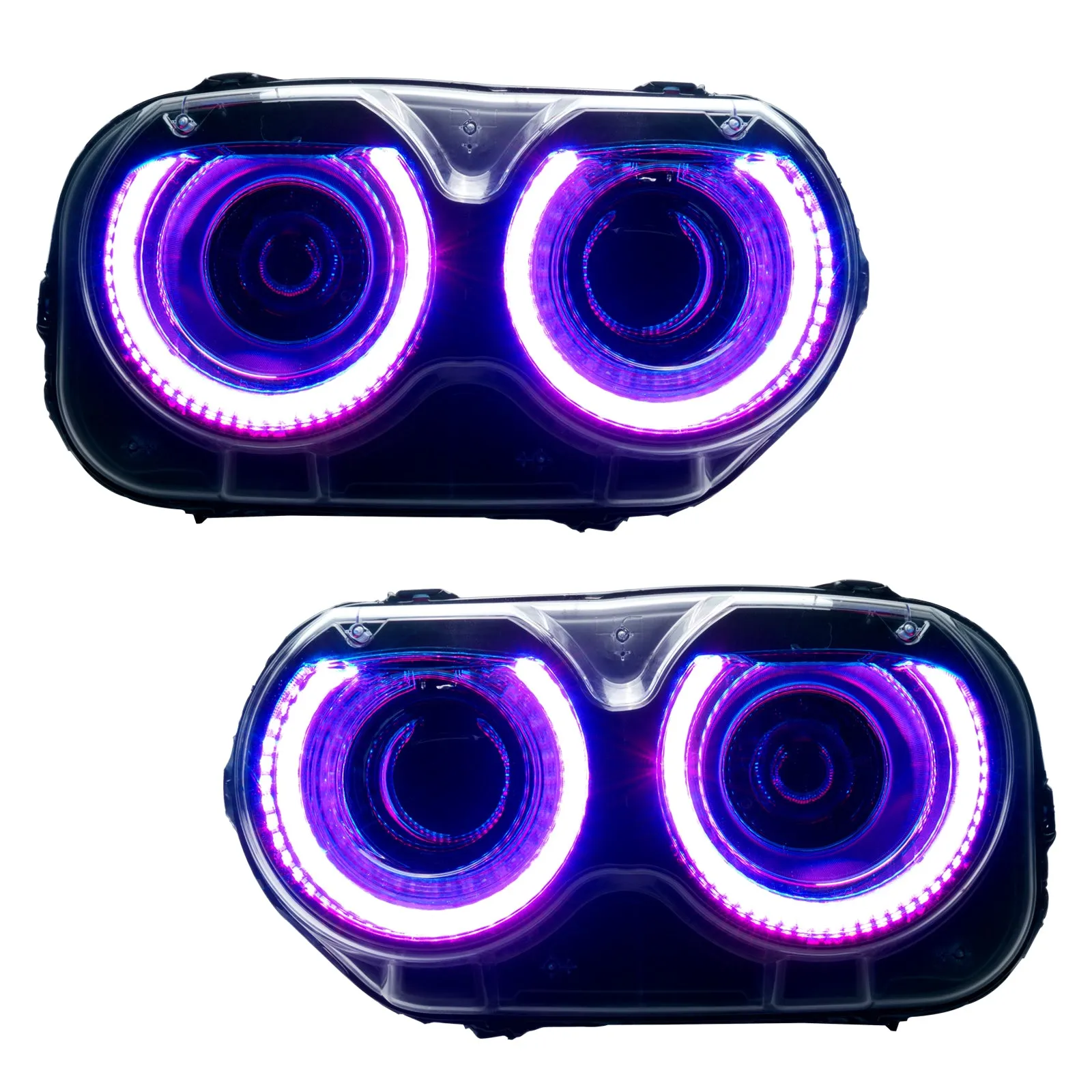 2015–23 Dodge Challenger Halo Lights — Standard Mount