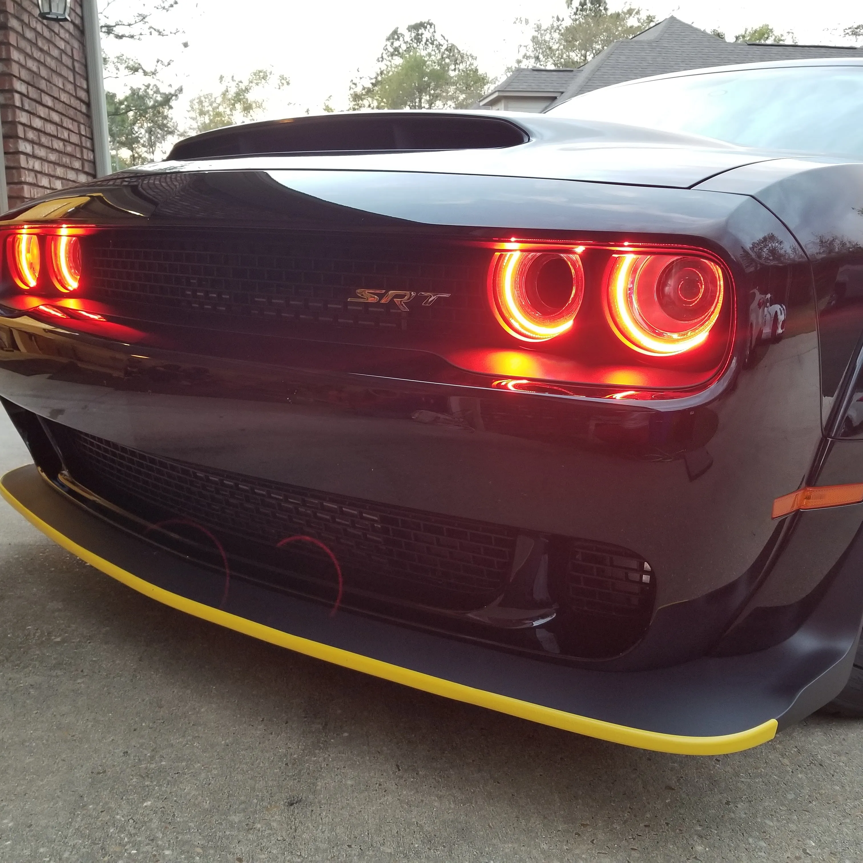 2015–23 Dodge Challenger Halo Lights — Standard Mount