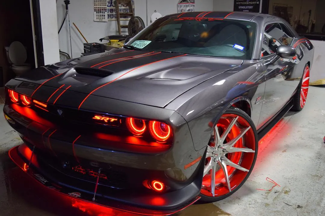 2015–23 Dodge Challenger Halo Lights — Standard Mount