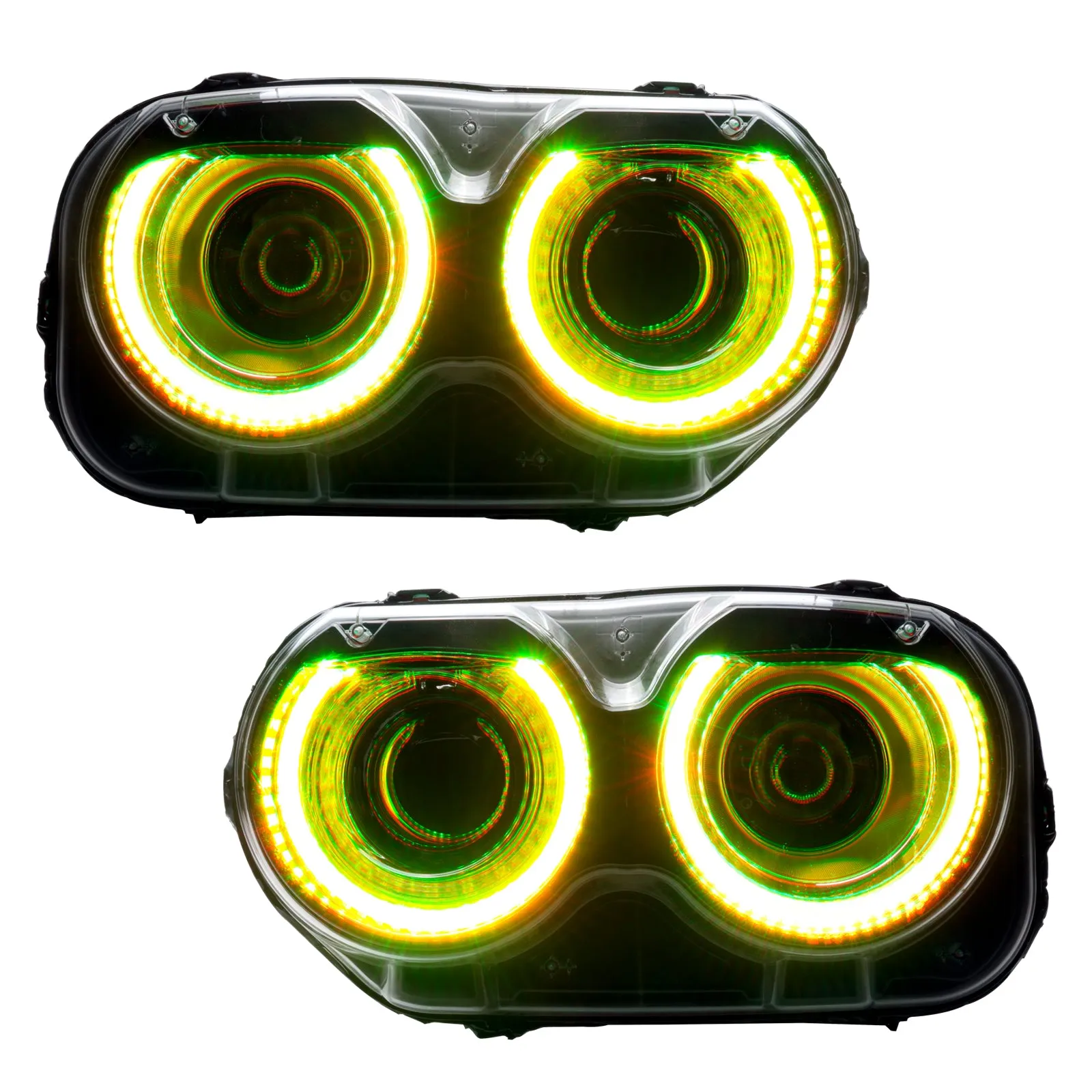 2015–23 Dodge Challenger Halo Lights — Standard Mount