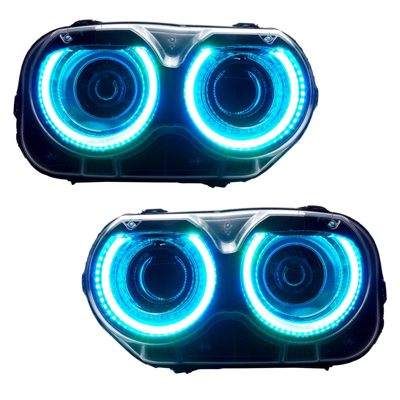 2015–23 Dodge Challenger Halo Lights — Standard Mount