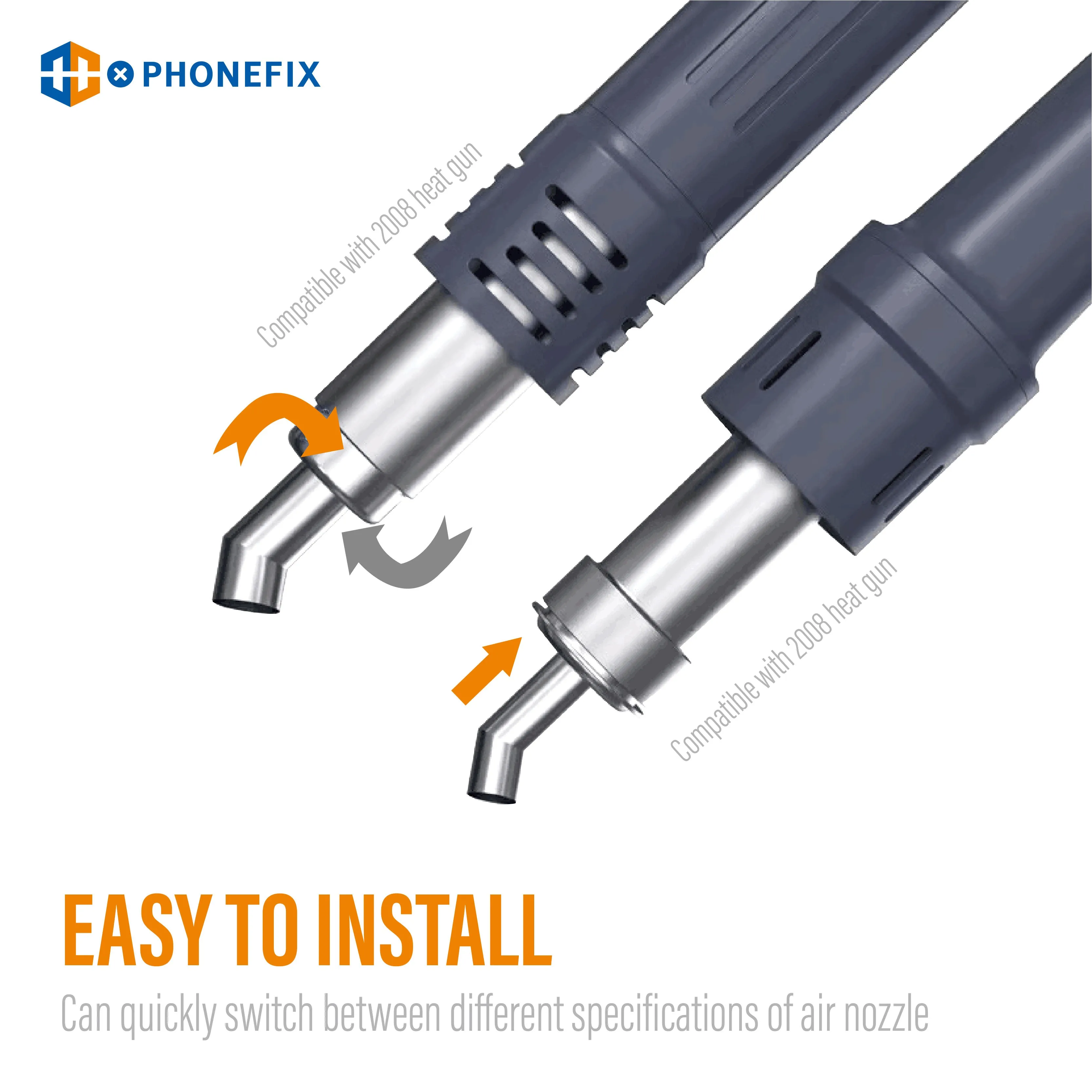 Air Gun Nozzle Replacement Parts for QUICK 2008 & 858D Models