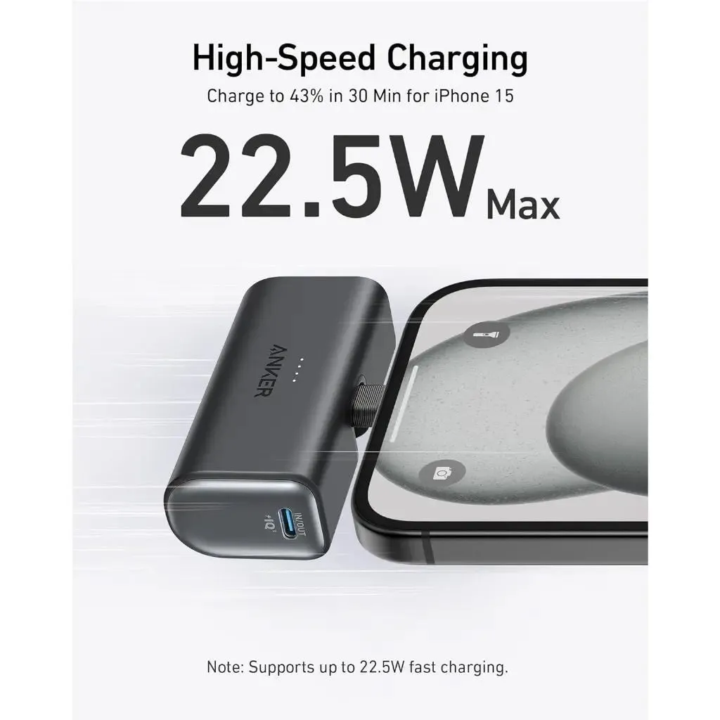 Anker Power Bank Powercore 5000mAh 22.5W Fast Charge Portable Charger A1653