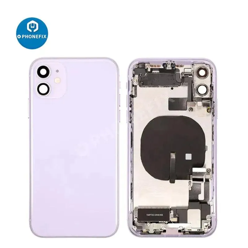 Back Cover Full Assembly Replacement for iPhone 11 Repair