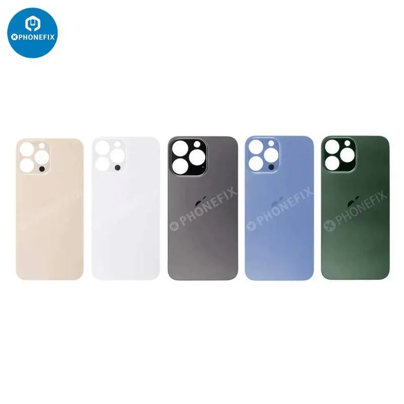 Back Glass Battery Cover Panel Replacement For iPhone 8-14 Series