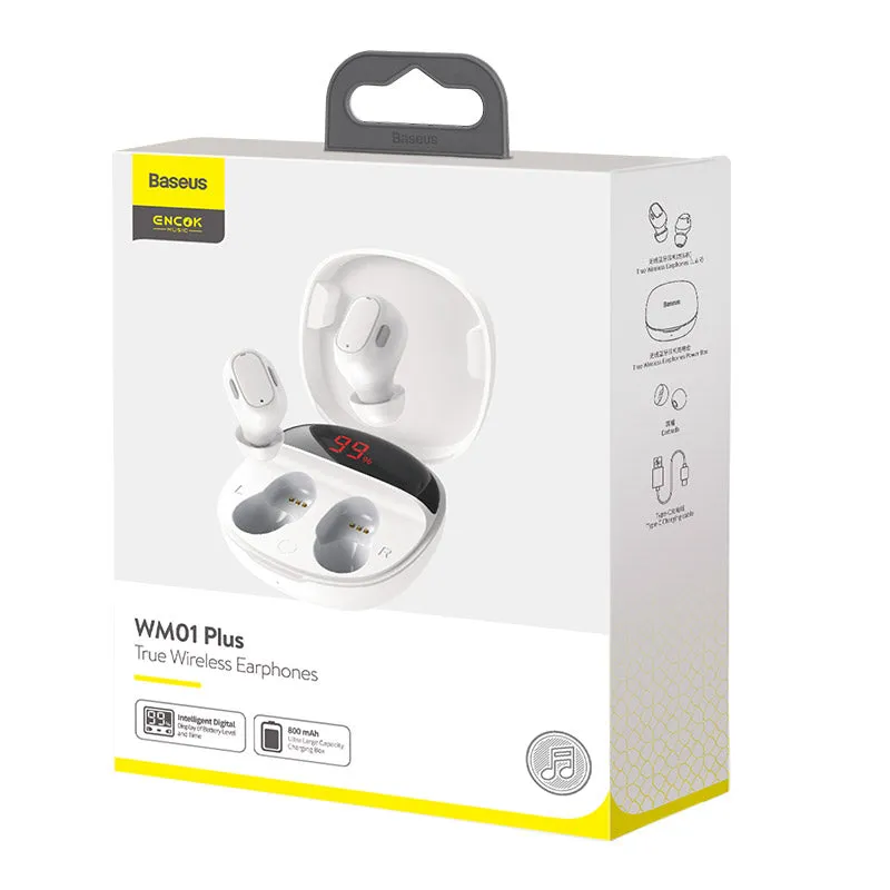 Baseus Bluetooth Earbuds Wireless Headphones WM01 Plus