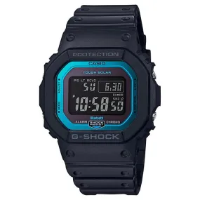 Casio G-Shock Bluetooth® Multi Band 6 Tough Solar Black Resin Band Watch GWB5600-2D GW-B5600-2D GW-B5600-2