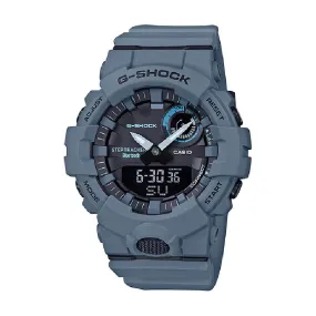 Casio G-Shock G-SQUAD Bluetooth® Utility Colors Collection Matte Blue Resin Band Watch GBA800UC-2A GBA-800UC-2A