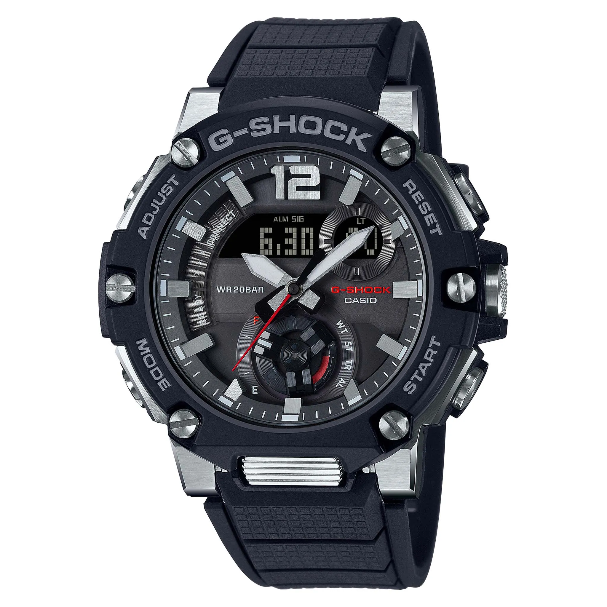 Casio G-SHOCK G-STEEL Carbon Core Guard Solar Men's Watch - GSTB300-1A