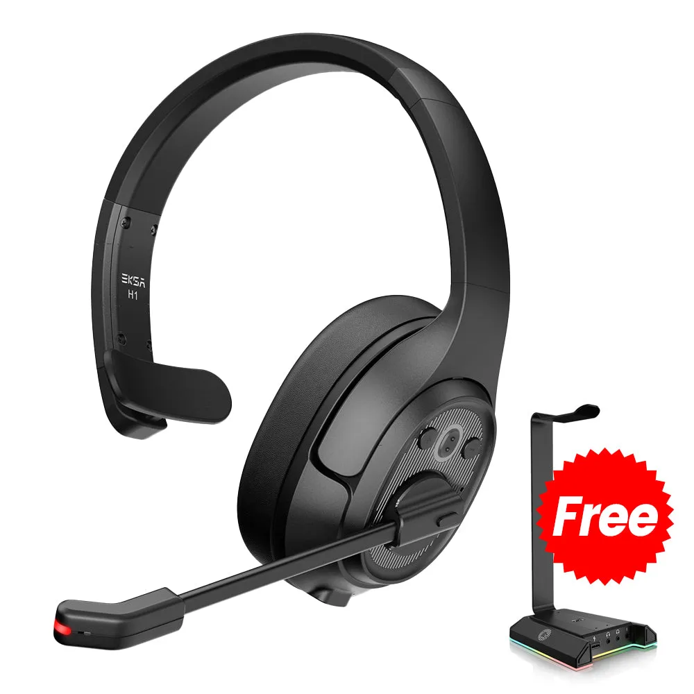 EKSAtelecom® H1 Bluetooth Wireless Trucker Headset