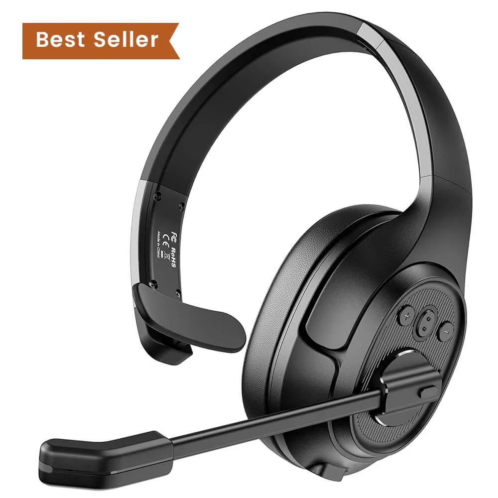 EKSAtelecom® H1 Bluetooth Wireless Trucker Headset