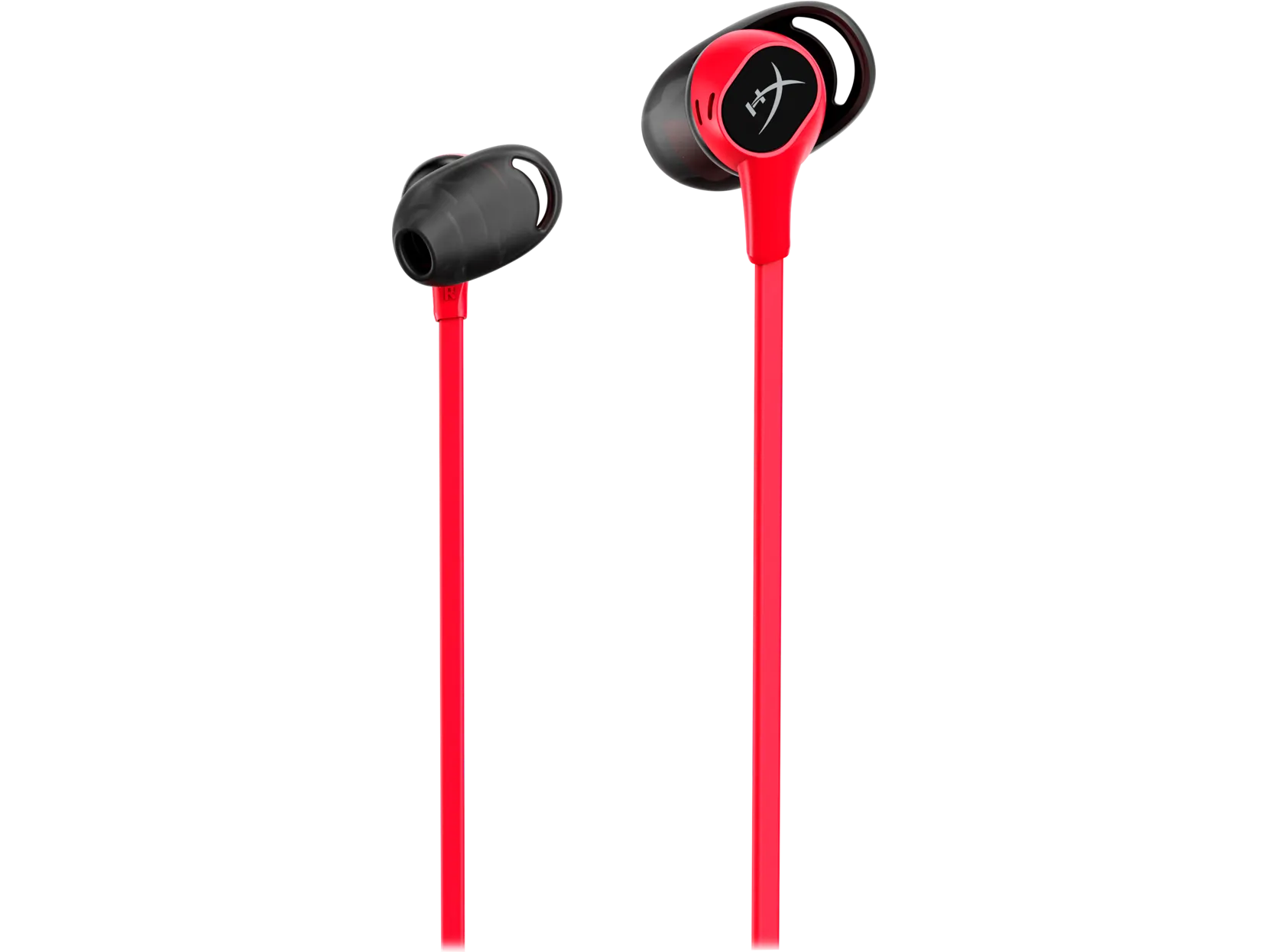 HP HyperX Cloud Buds Wireless Headphones, USB, Bluetooth, Black-Red - 4P5H7AA