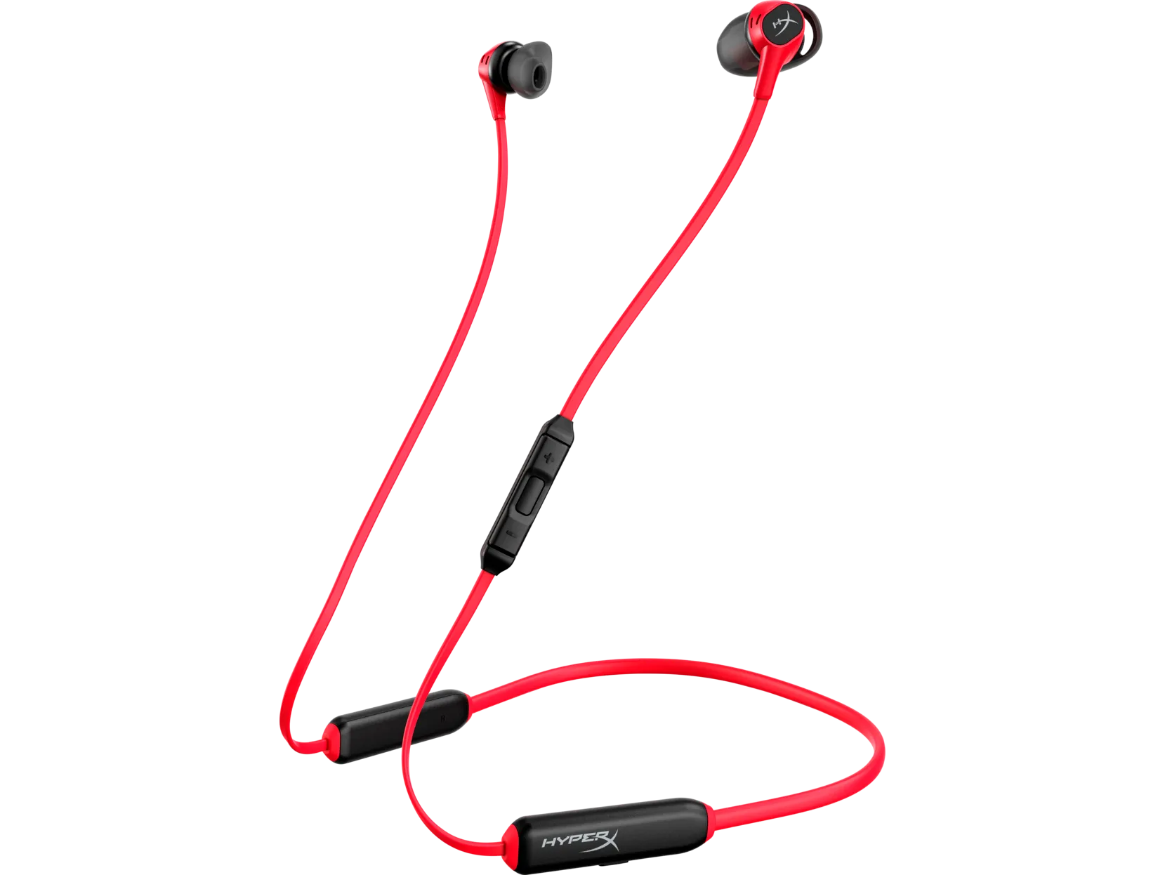 HP HyperX Cloud Buds Wireless Headphones, USB, Bluetooth, Black-Red - 4P5H7AA