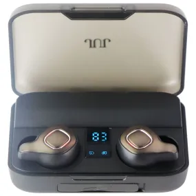 JUJ F8 ANC True Wireless Bluetooth Earbuds with Charging Case - Black