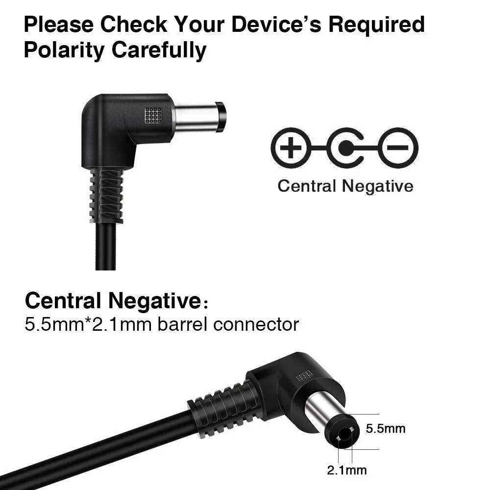 LEKATO 9V Power Supply Adapter