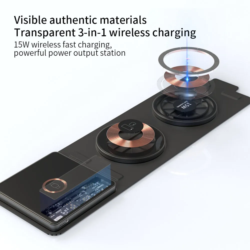 Magnetic Foldable Invisible Power Wireless Charger