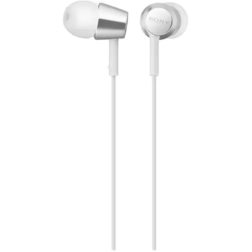 MDR-EX155AP W White SONY Sealed Inner Ear Receiver Stereo Earphones