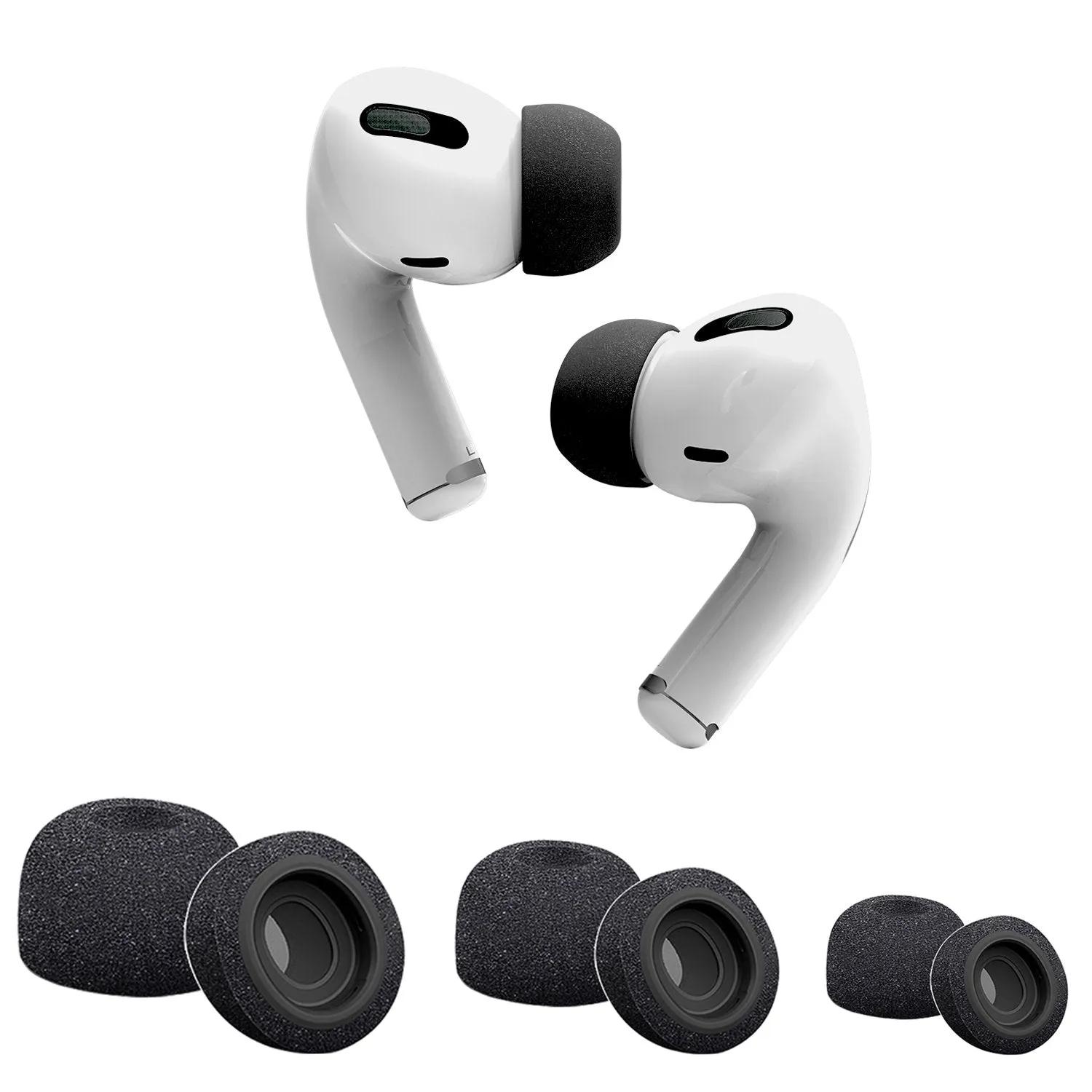 Memory Foam Replacement Earbud Tips, Compatible with AirPods Pro