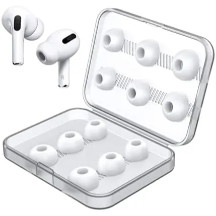 New Bee (12-pieces) Premium Silicon 4.9mm Earbud Tips