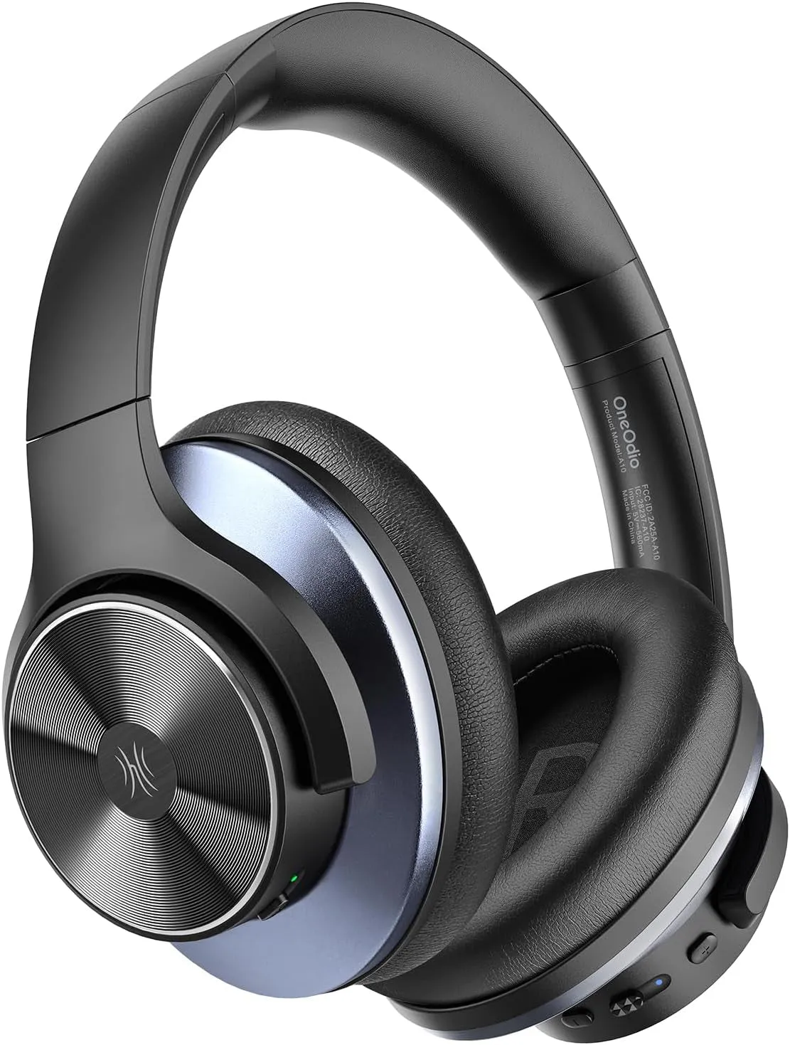 Oneodio Hybrid Active Noise Cancelling Headphones - 62H Battery, Hi-Res Audio, Transparency Mode, Wireless/Wired, Built-In Mic - for Travel