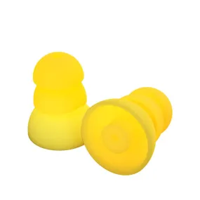 Plugfones ComforTiered™ Replacement Silicone Ear Plug Tips (NRR 27 | Five Pairs)