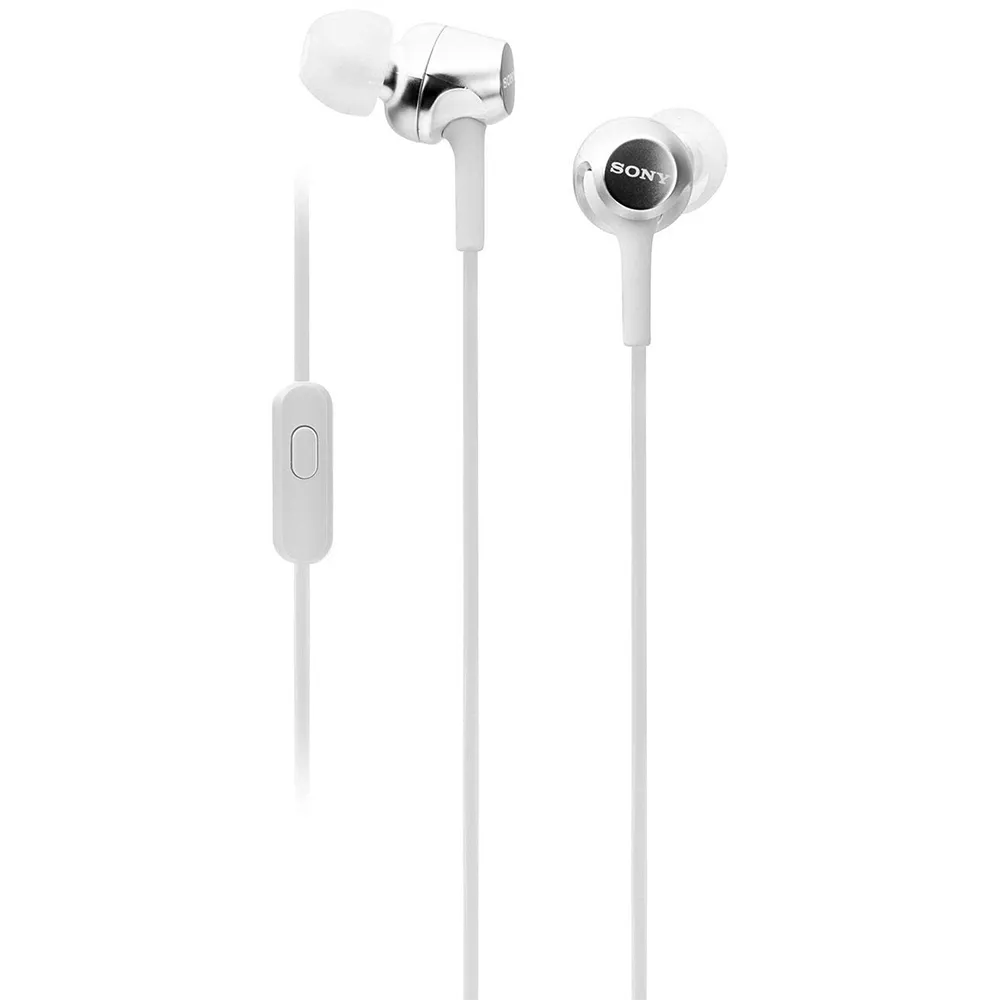 Sony MDR-EX155AP Wired in-Ear Headphones with Tangle Free Cable, 3.5mm Jack, Headset with Mic for Phone Calls