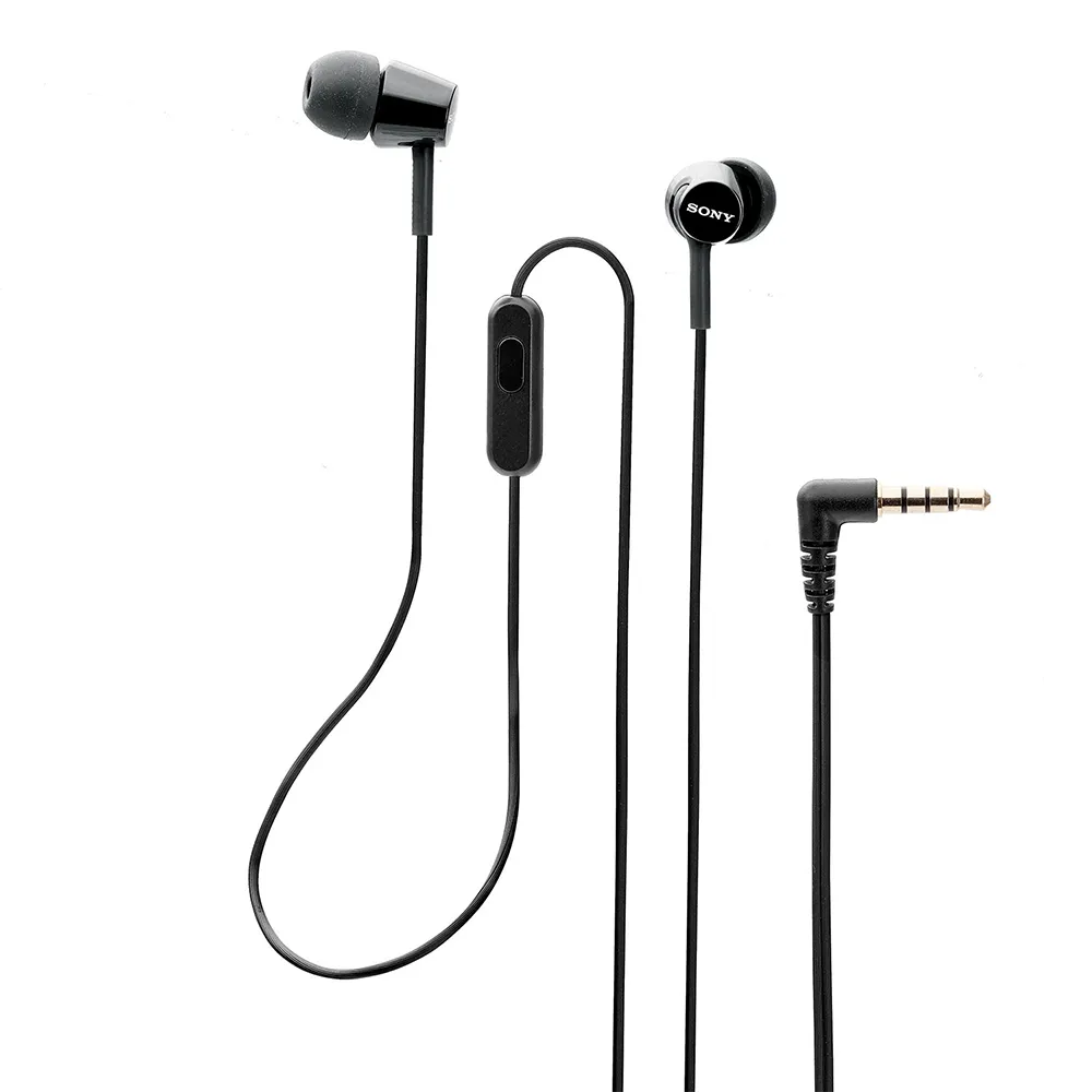 Sony MDR-EX155AP Wired in-Ear Headphones with Tangle Free Cable, 3.5mm Jack, Headset with Mic for Phone Calls