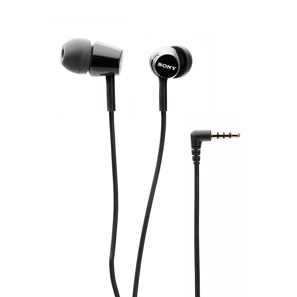 Sony MDR-EX155AP Wired in-Ear Headphones with Tangle Free Cable, 3.5mm Jack, Headset with Mic for Phone Calls