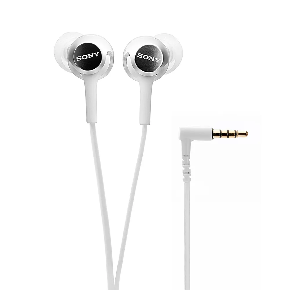 Sony MDR-EX155AP Wired in-Ear Headphones with Tangle Free Cable, 3.5mm Jack, Headset with Mic for Phone Calls