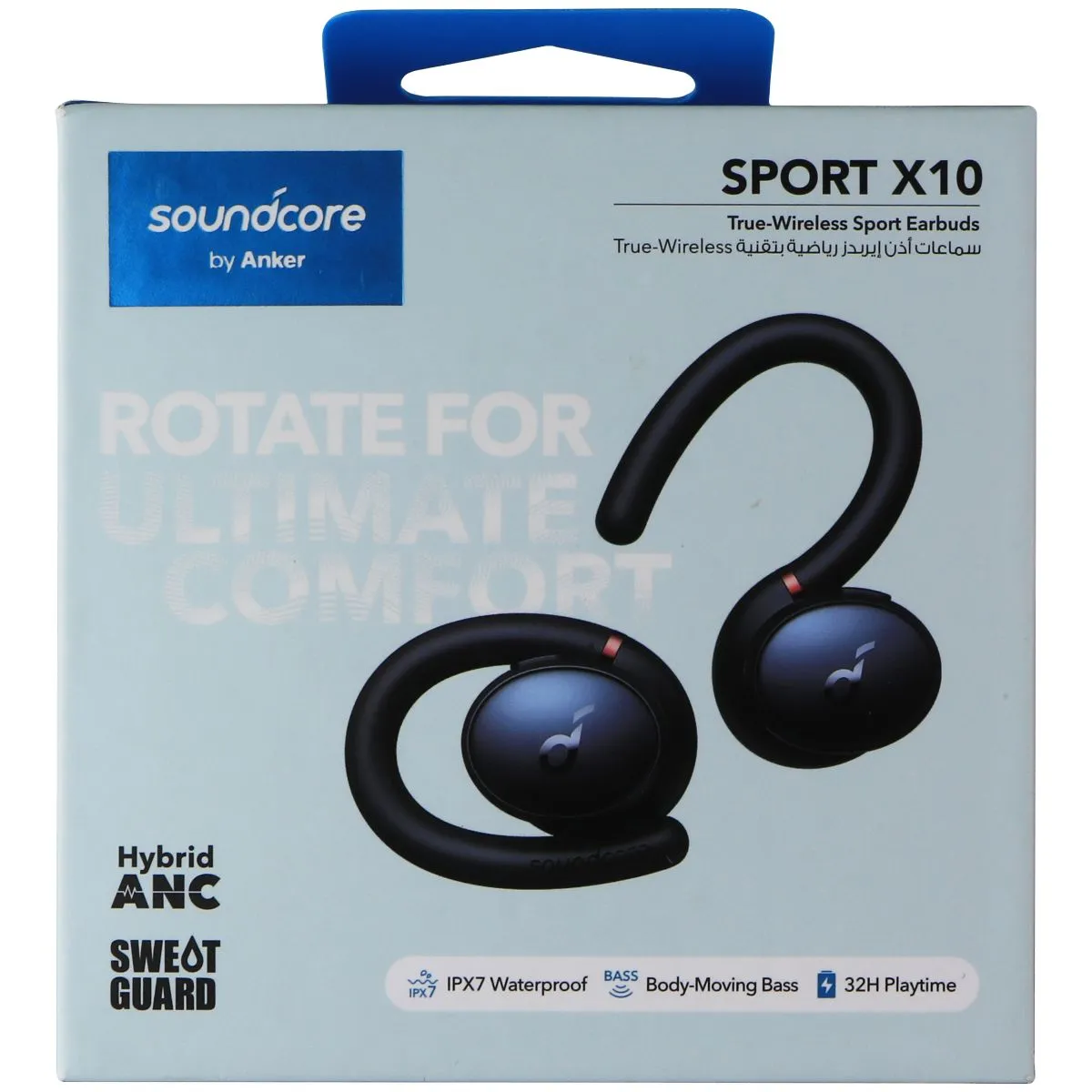 Soundcore by Anker Sport X10 True Wireless Sport Earbuds - Black