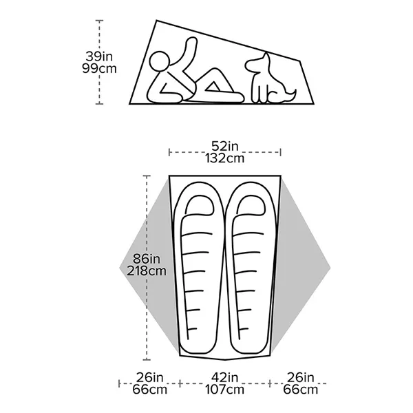 Tiger Wall UL2 Solution Dye Bikepack