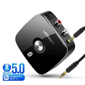 Ugreen Bluetooth RCA Receiver 5.0 aptX LL 3.5mm Jack Aux Wireless Adapter Music for TV Car RCA Bluetooth 5.0 3.5 Audio Receiver