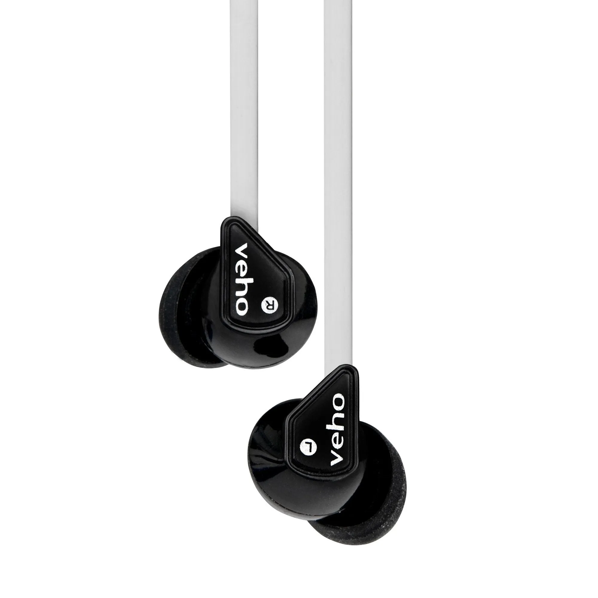 Veho 360 Z-1 Stereo Noise isolating Earphones with flex 'anti' tangle cord system