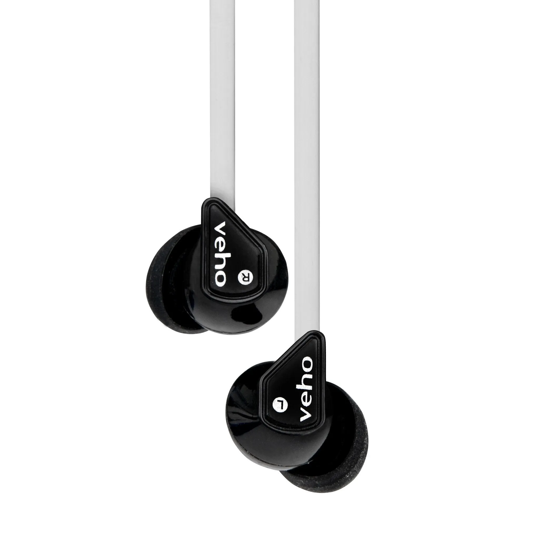 Veho 360 Z-1 Stereo Noise isolating Earphones with flex 'anti' tangle cord system